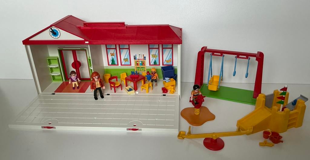 Playmobil 5606 meeneem kinderdagverblijven, Kinderen en Baby's, Speelgoed | Playmobil, Ophalen of Verzenden, Gebruikt, Complete set