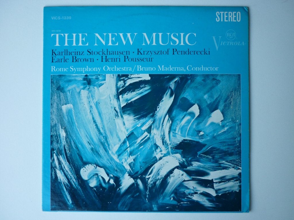 Stockhausen / Penderecki / Brown / Pousseur - The New Music, LP, Gebruikt, Overige componisten, Ophalen of Verzenden
