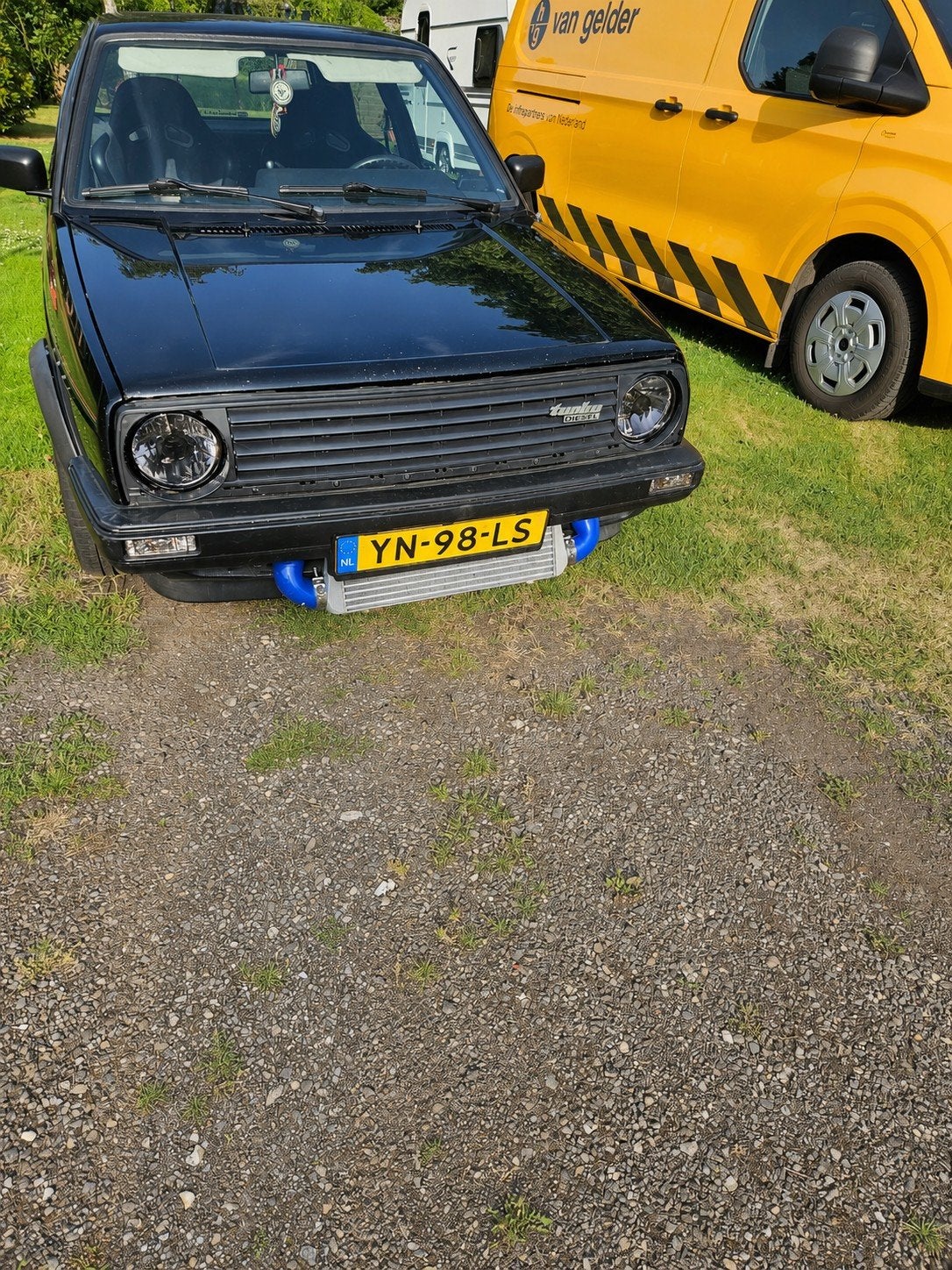 Volkswagen Golf 2 1.9 TDI ALH (1989) – TDI-swap, Voorwielaandrijving, Stof, 4 cilinders, Zwart