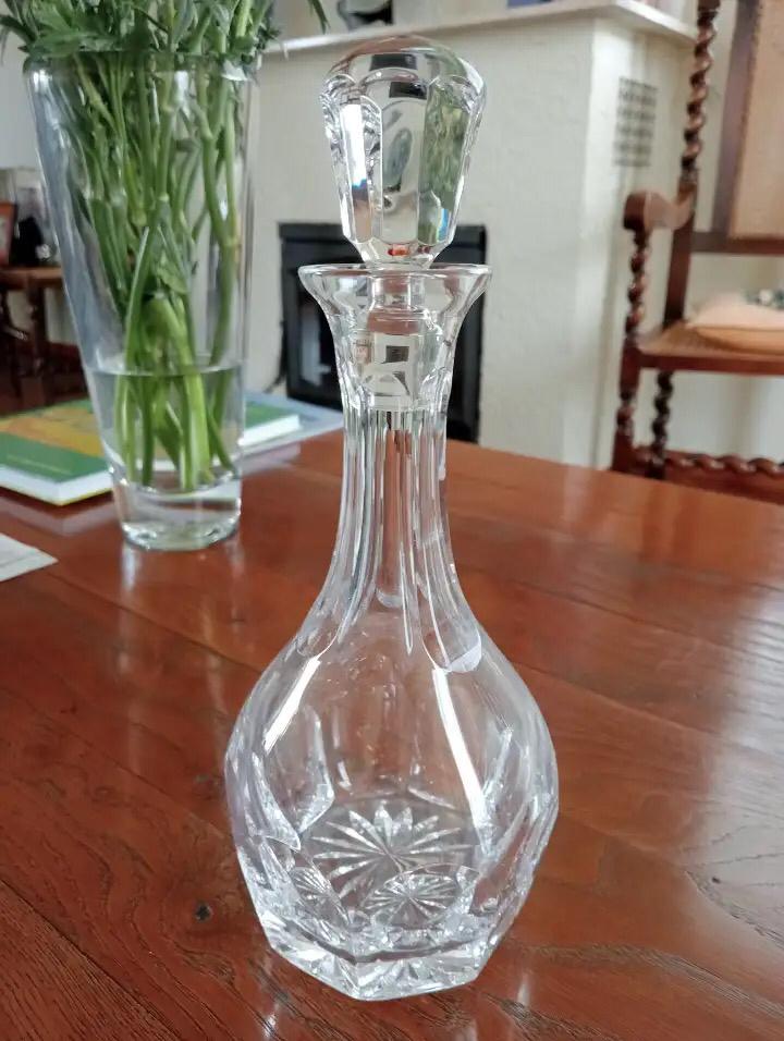 Kristallen wijn karaf, Ophalen of Verzenden