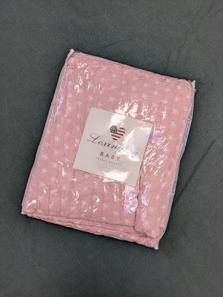 Babydeken, Lexington, nieuw, Dubbelzijdig, Nieuw, Roze, 110 cm
