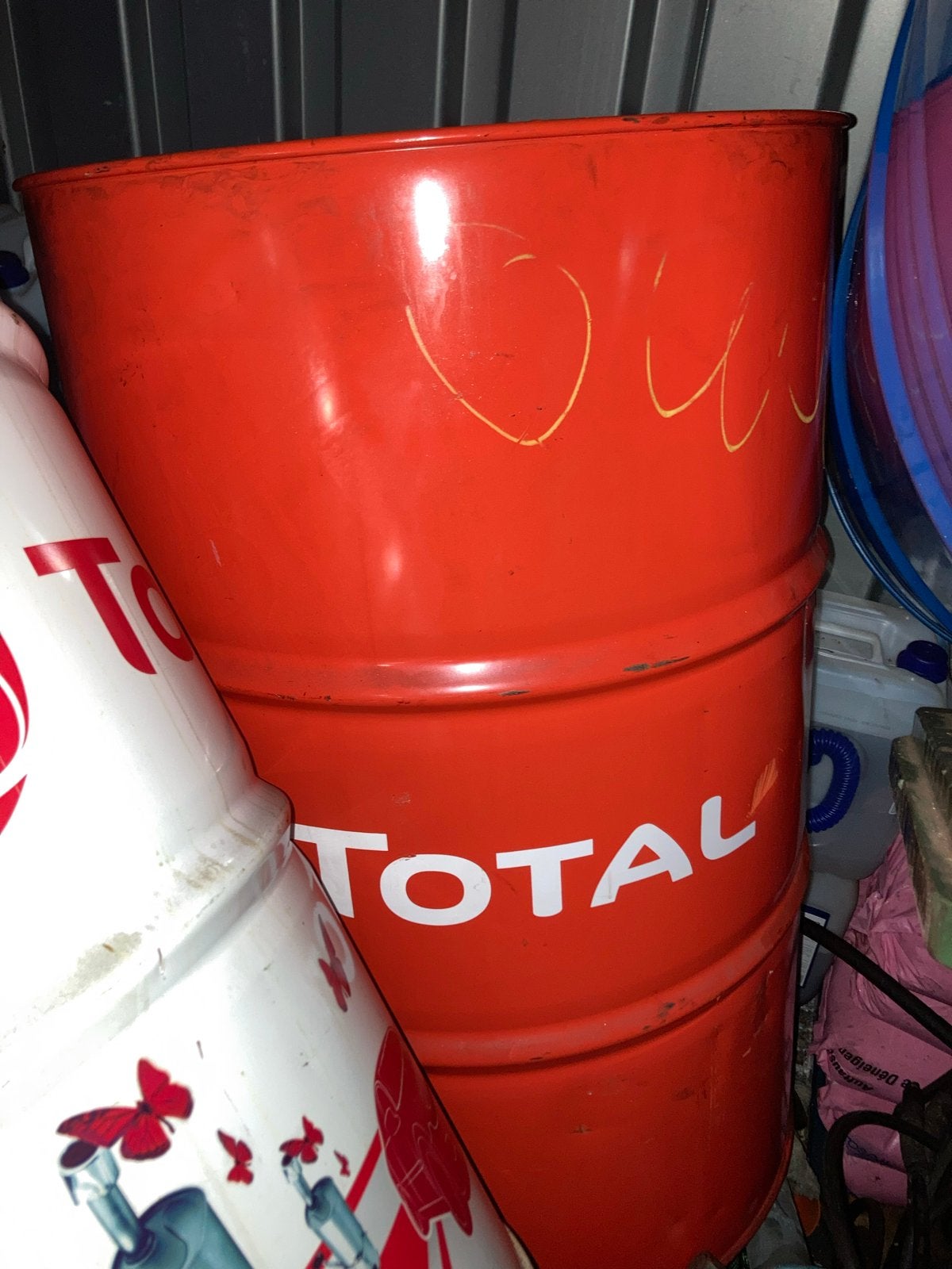 Oliedrum 200 Liter 🛢️, Ophalen, Gebruikt