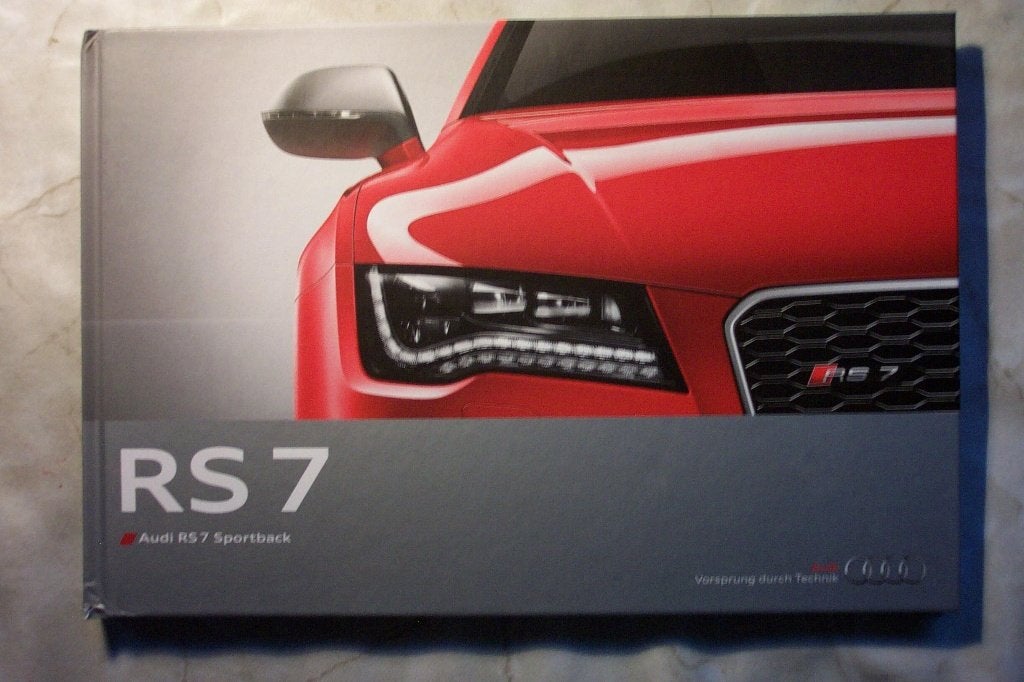 Audi RS7 brochure Harde kaft Audi RS 7 boek, Boeken, Verzenden, Zo goed als nieuw, Audi