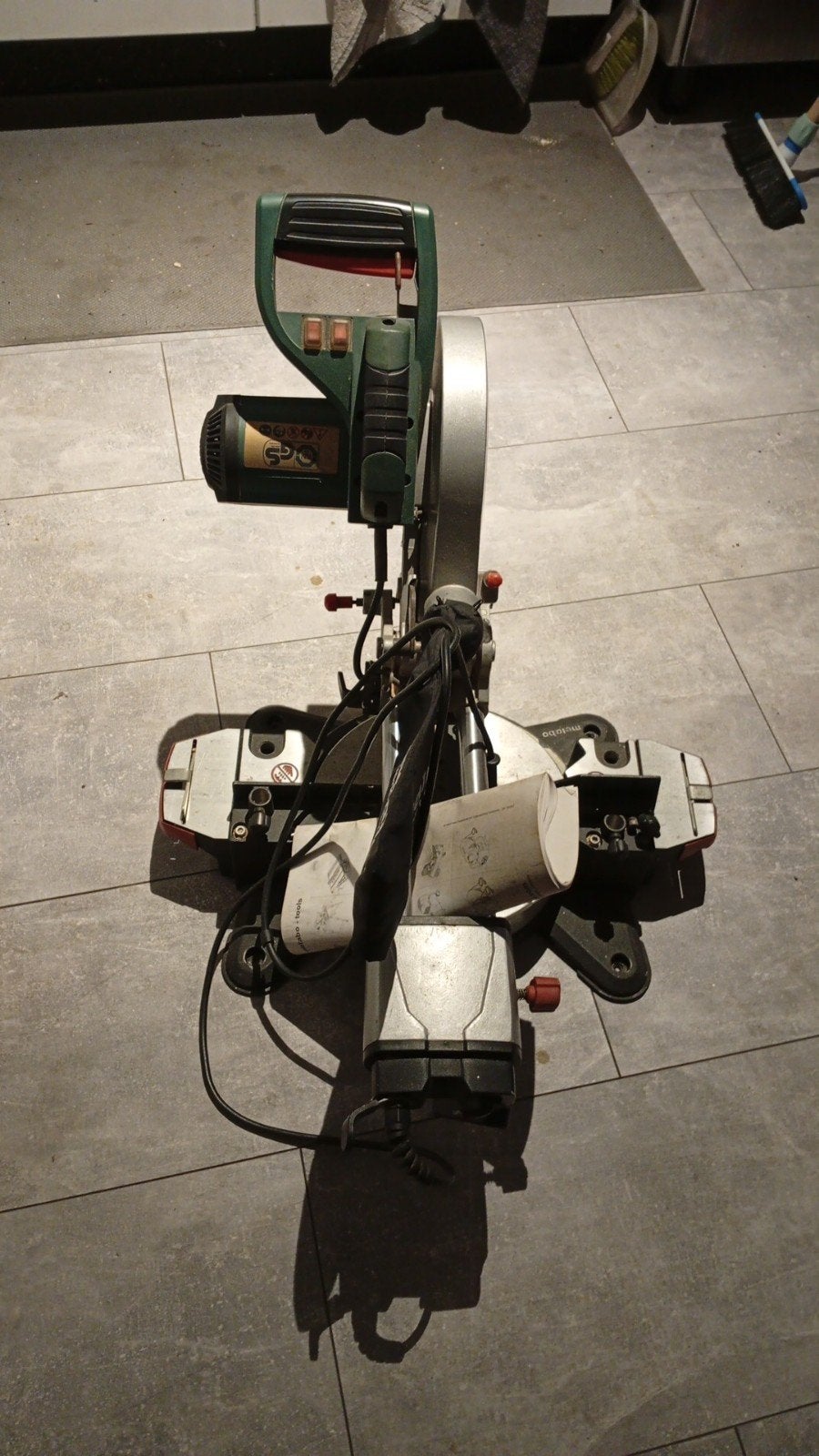 zaag machien, Ophalen of Verzenden, Gebruikt, 1200 watt of meer, 70 mm of meer