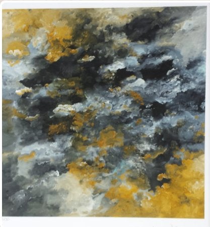 Armando A'dam (1929) Giclee op Papier "Zwaar weer" Ges Gen, Antiek en Kunst, Kunst | Litho's en Zeefdrukken, Gesigneerd, Ophalen of Verzenden
