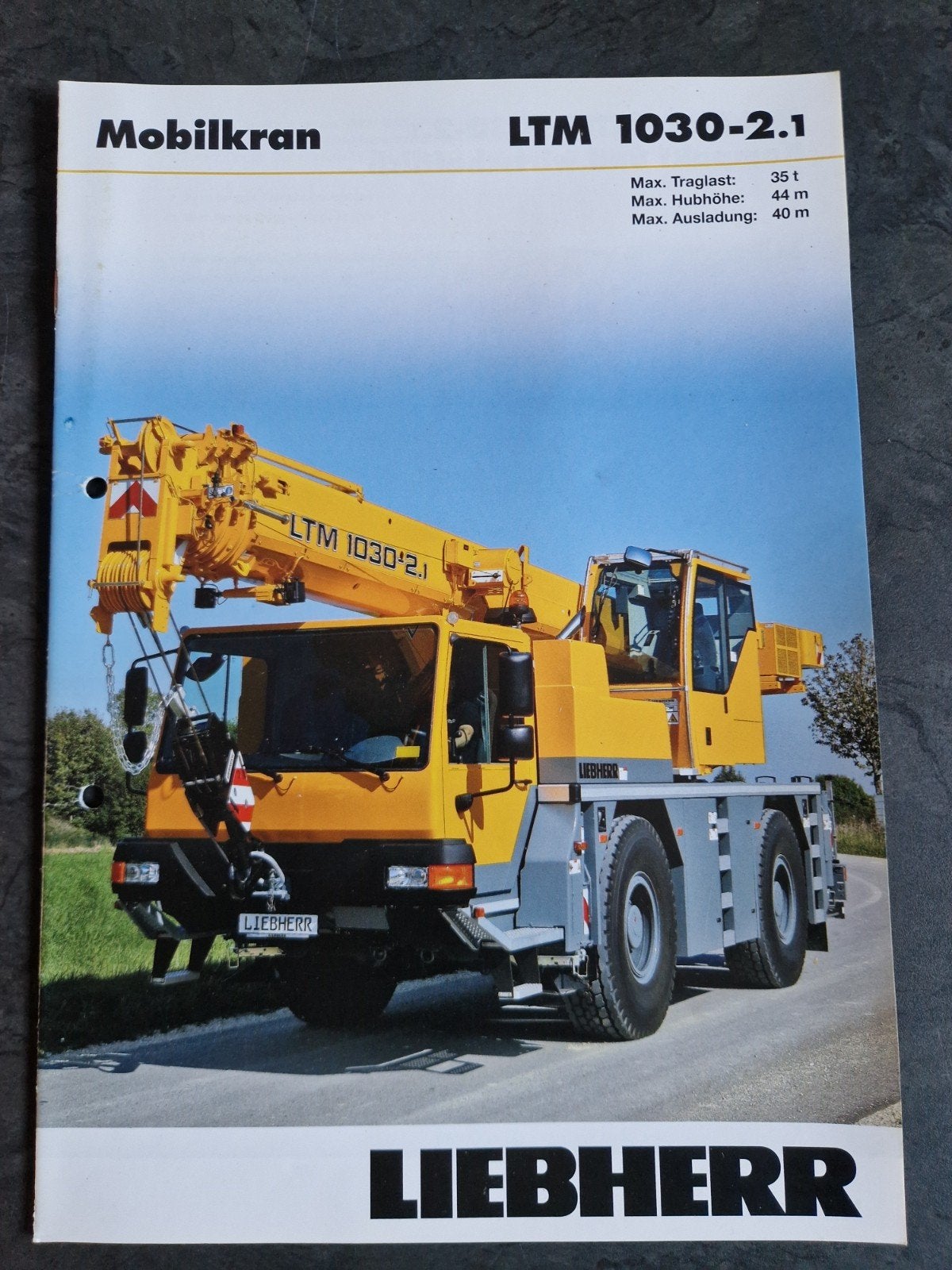 Liebherr Mobilkraan LTM 1030-2.1 Brochure, Ophalen of Verzenden, Zo goed als nieuw, Liebherr-Werk Ehingen GmbH