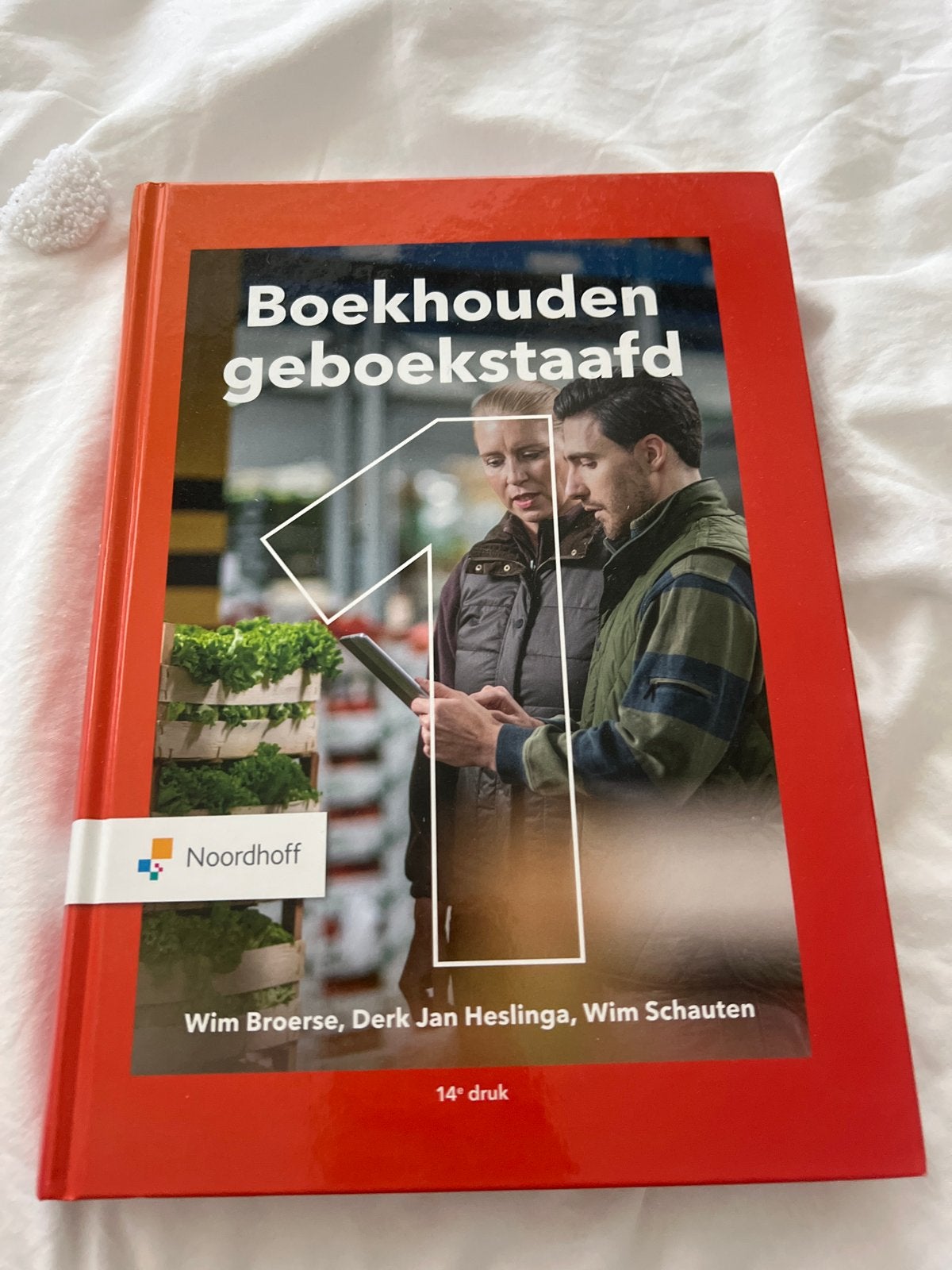 Boekhouden gebookstaafd 1 - 14e druk - Noordhoff, Ophalen of Verzenden, Gamma, Nieuw, HBO