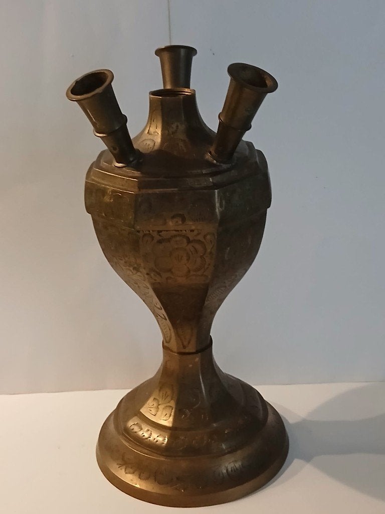 Antieke messing / koperen waterpijpbasis (hookah/huqqa base), Ophalen of Verzenden, Koper
