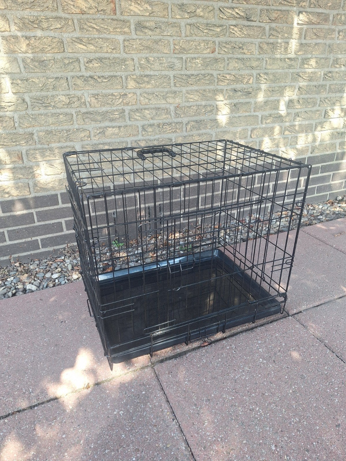 Compacte opvouwbare hondenbench / puppybench (met handvat), Dieren en Toebehoren, Ophalen, Zo goed als nieuw