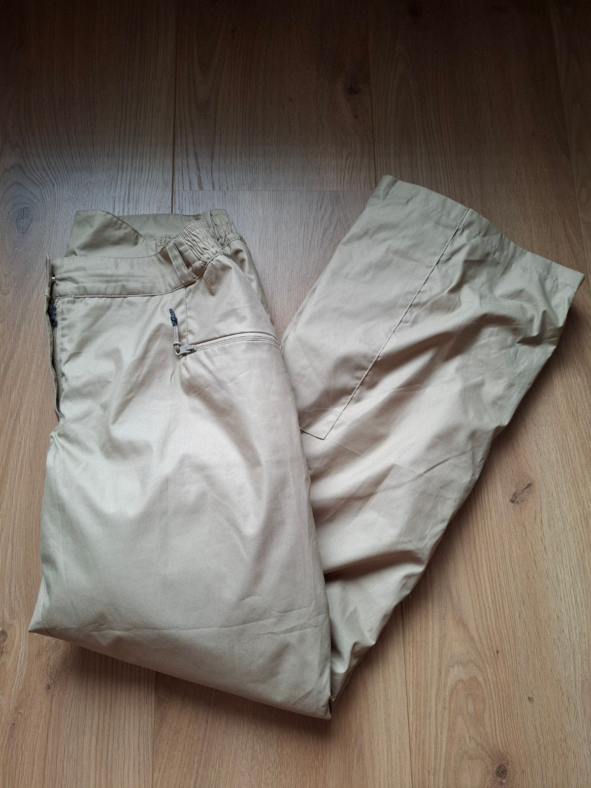 Nieuwe Decathlon Wedze skibroek maat L, Maat 38/40 (M), Beige, Nieuw, Ophalen of Verzenden