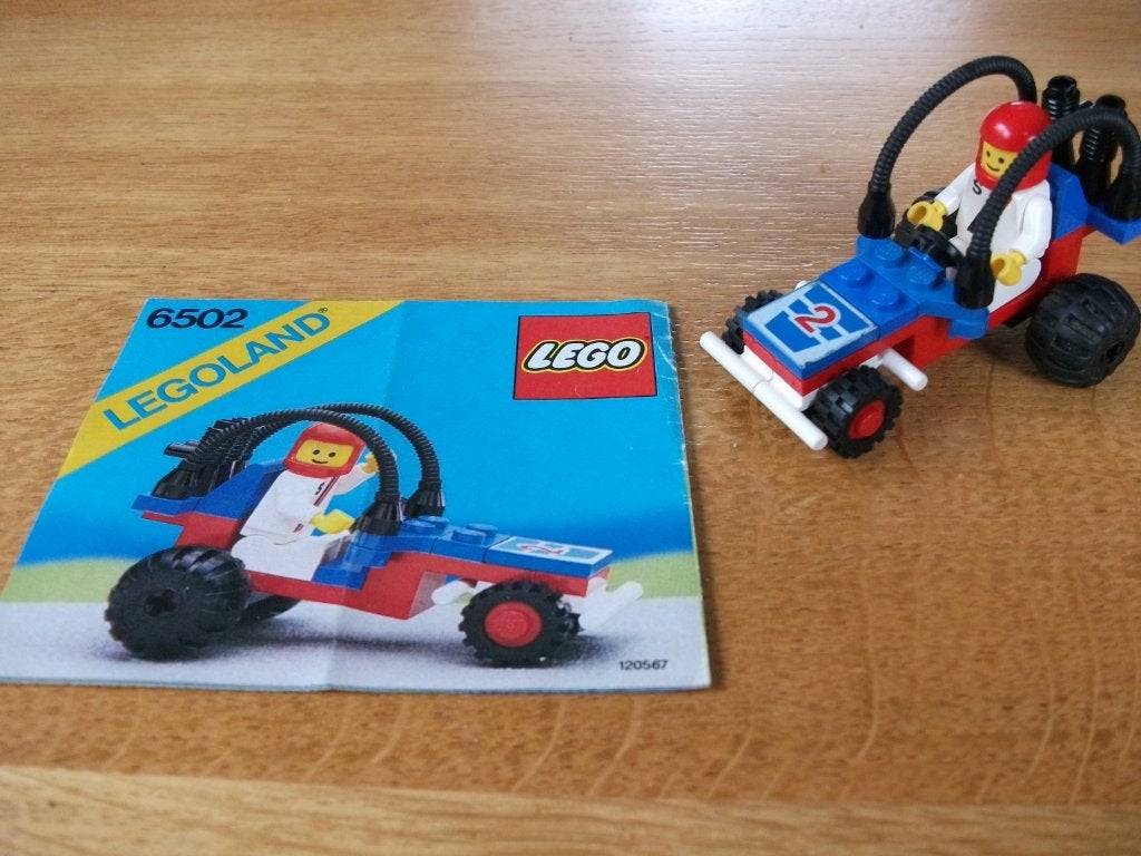 LEGO set 6502 Turbo Racer, Kinderen en Baby's, Speelgoed | Duplo en Lego, Gebruikt, Lego, Ophalen of Verzenden, Complete set