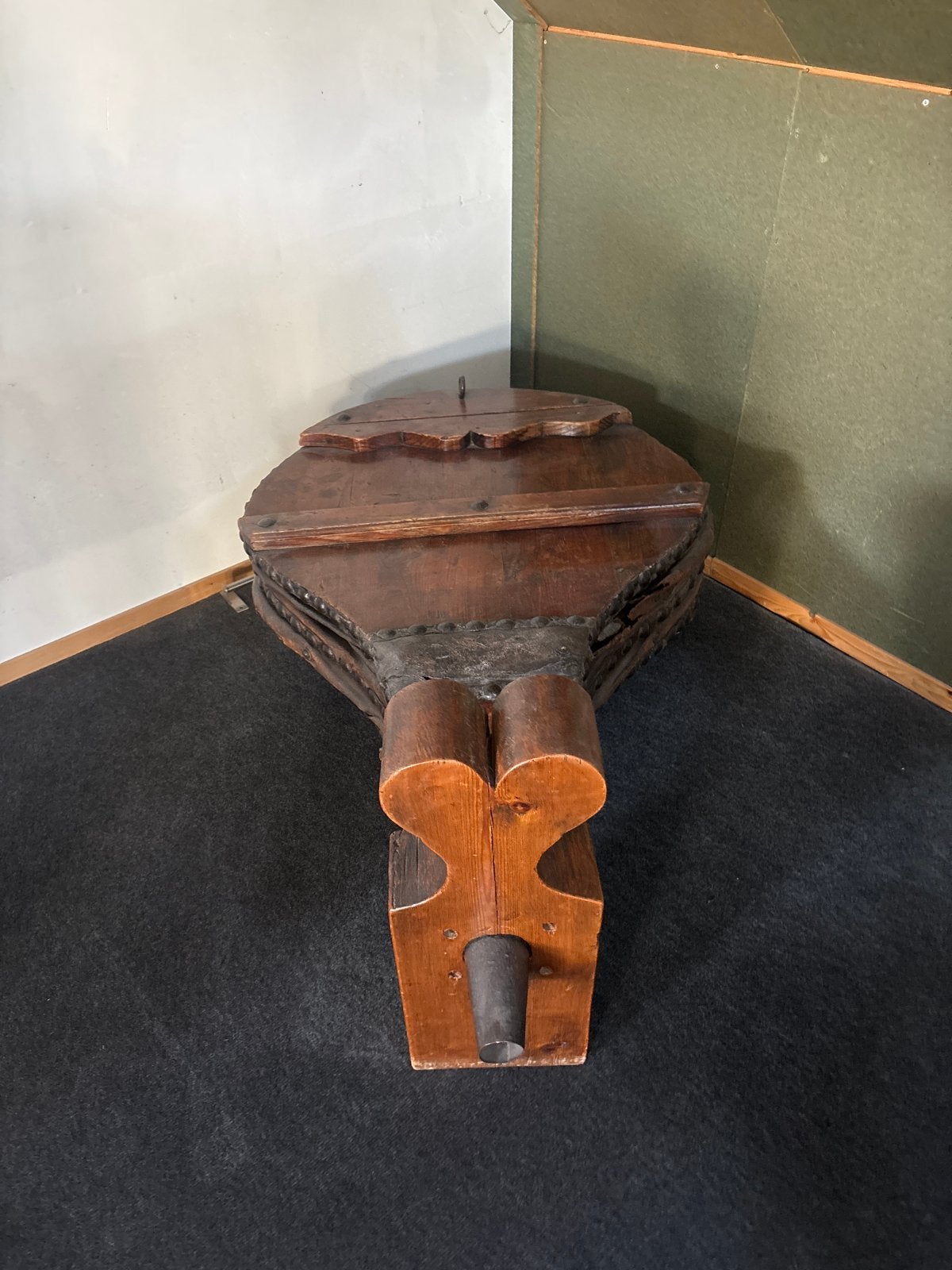 Antieke houten blaasbalg, Ophalen of Verzenden