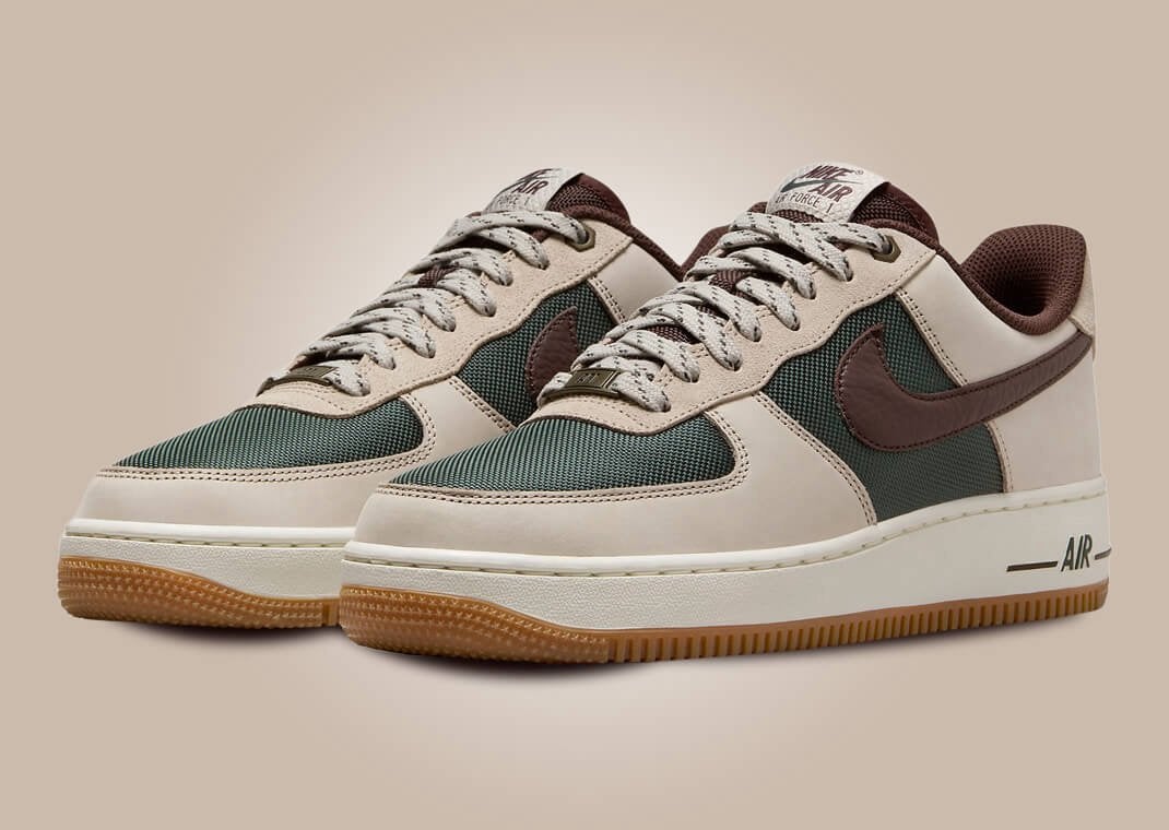 Nike air force 1 cream earth vintage green, Overige kleuren, Nike, Nieuw, Ophalen of Verzenden