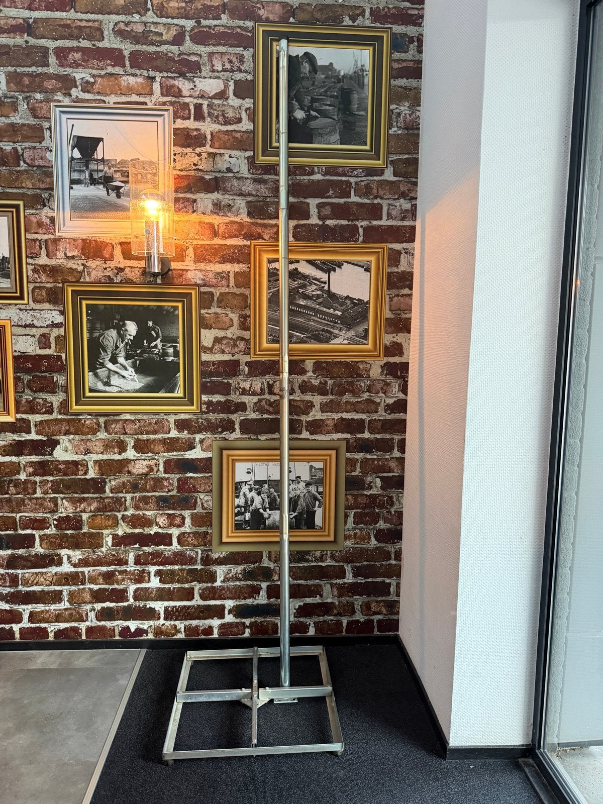 Stevige tegelvoet voor 4 tegels 30x30 met mast, Ophalen, Gebruikt, Mast