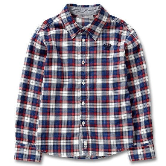 MEXX geruit jongens overhemd blouse blauw rood wit 110-116, Kinderen en Baby's, Kinderkleding | Maat 110, Mexx, Overhemd of Blouse
