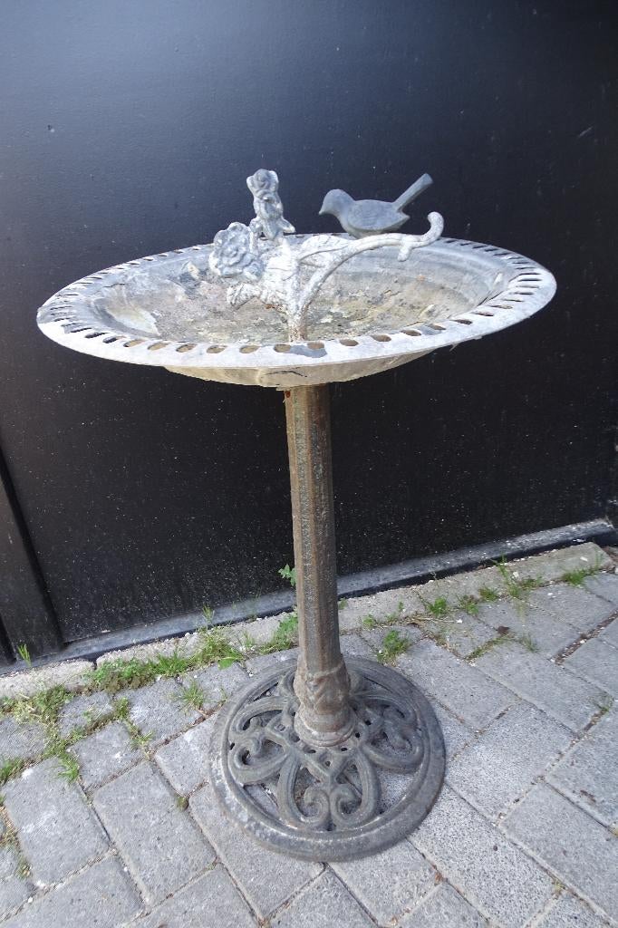 Vogelbad metaal, Ophalen, Gebruikt