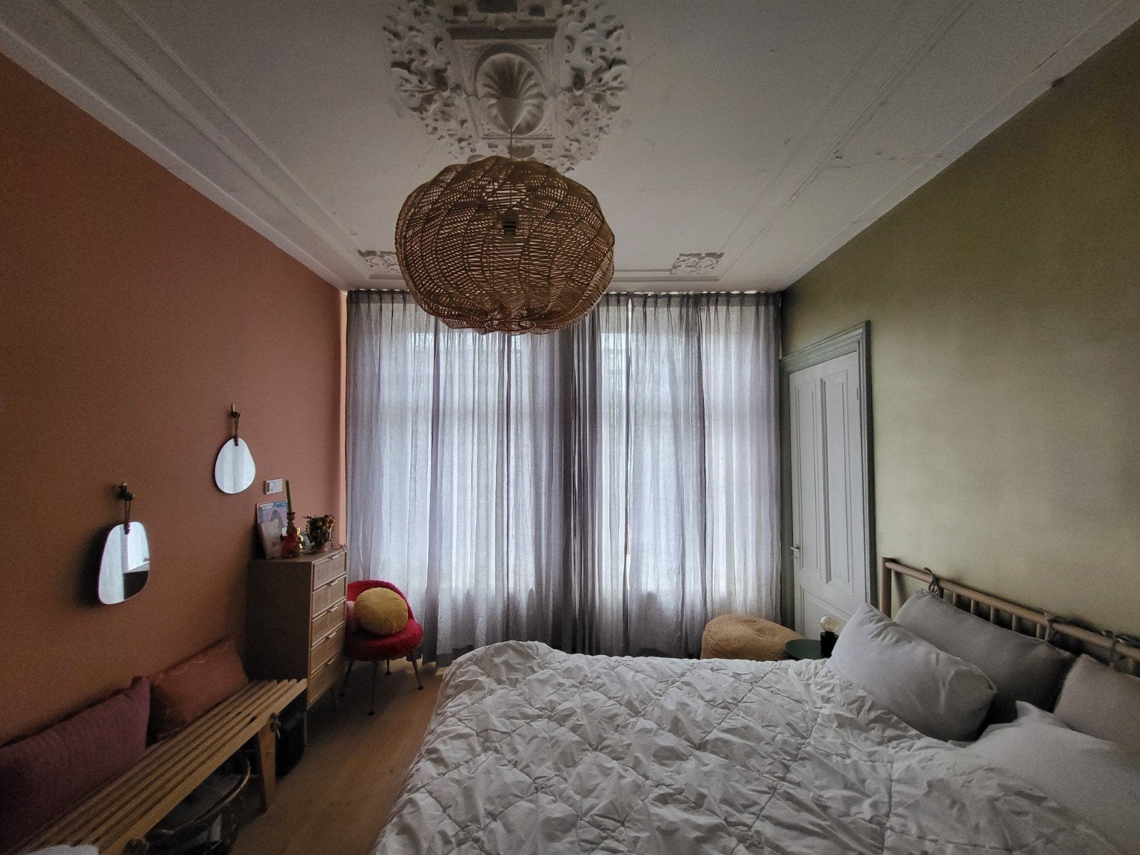 Ikea Gordijnen Lichtgrijs - 6 Stuks (2.80m hoog), Ophalen