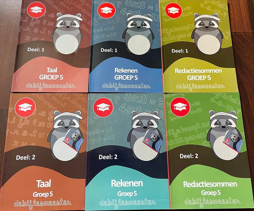 De Bijlesmeester Groep 5: Taal, Rekenen, Redactiesommen, Ophalen, Gelezen, Overige niveaus, Nederlands