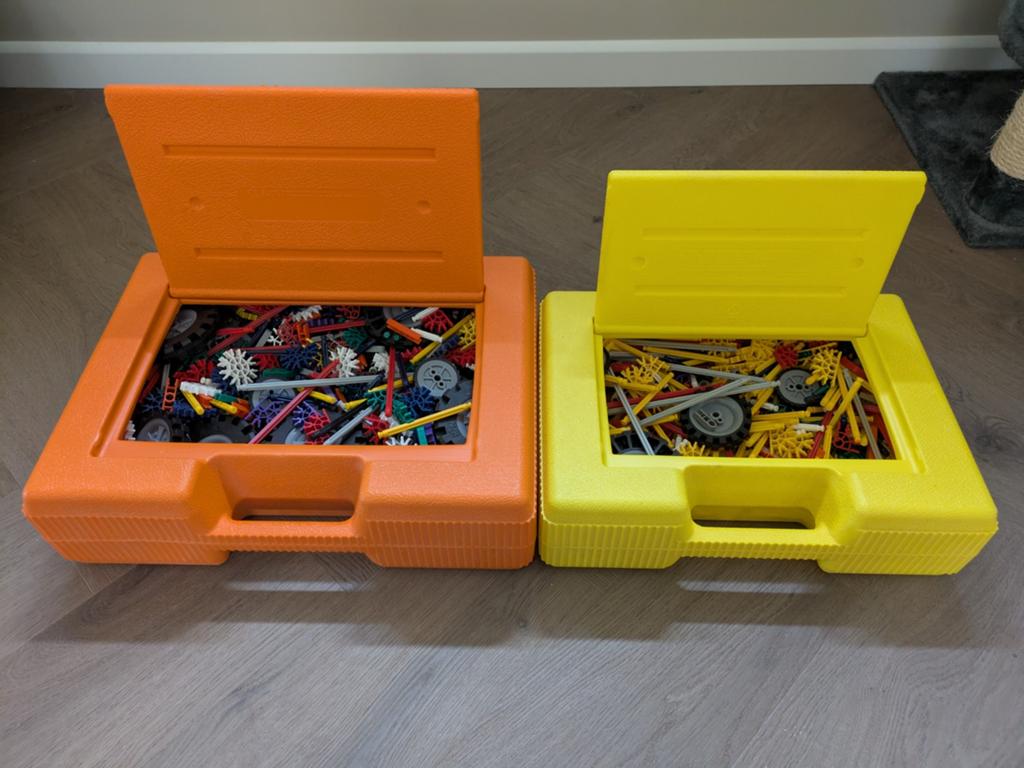 2 Koffers K'nex Bouwspeelgoed, Ophalen of Verzenden, Gebruikt, K'nex