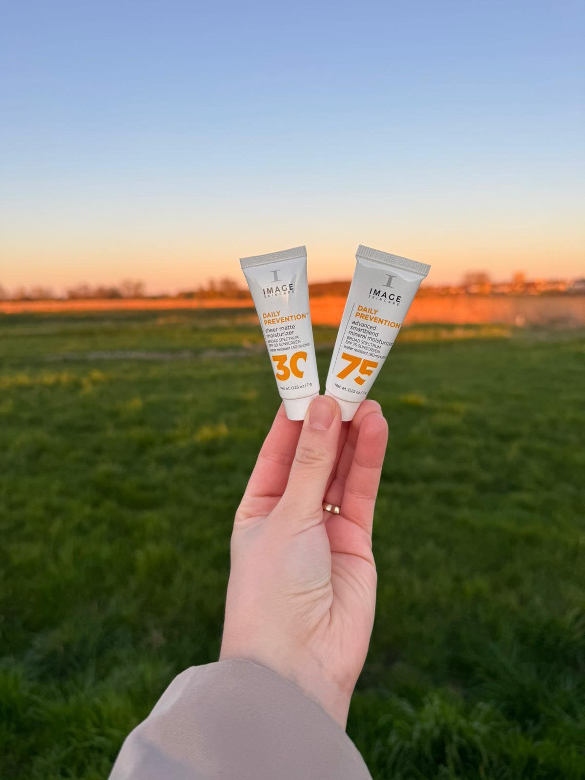 Image Skincare SPF 30 & 75 Mini, Sieraden, Tassen en Uiterlijk, Uiterlijk | Gezichtsverzorging, Verzenden, Nieuw, Gehele gezicht