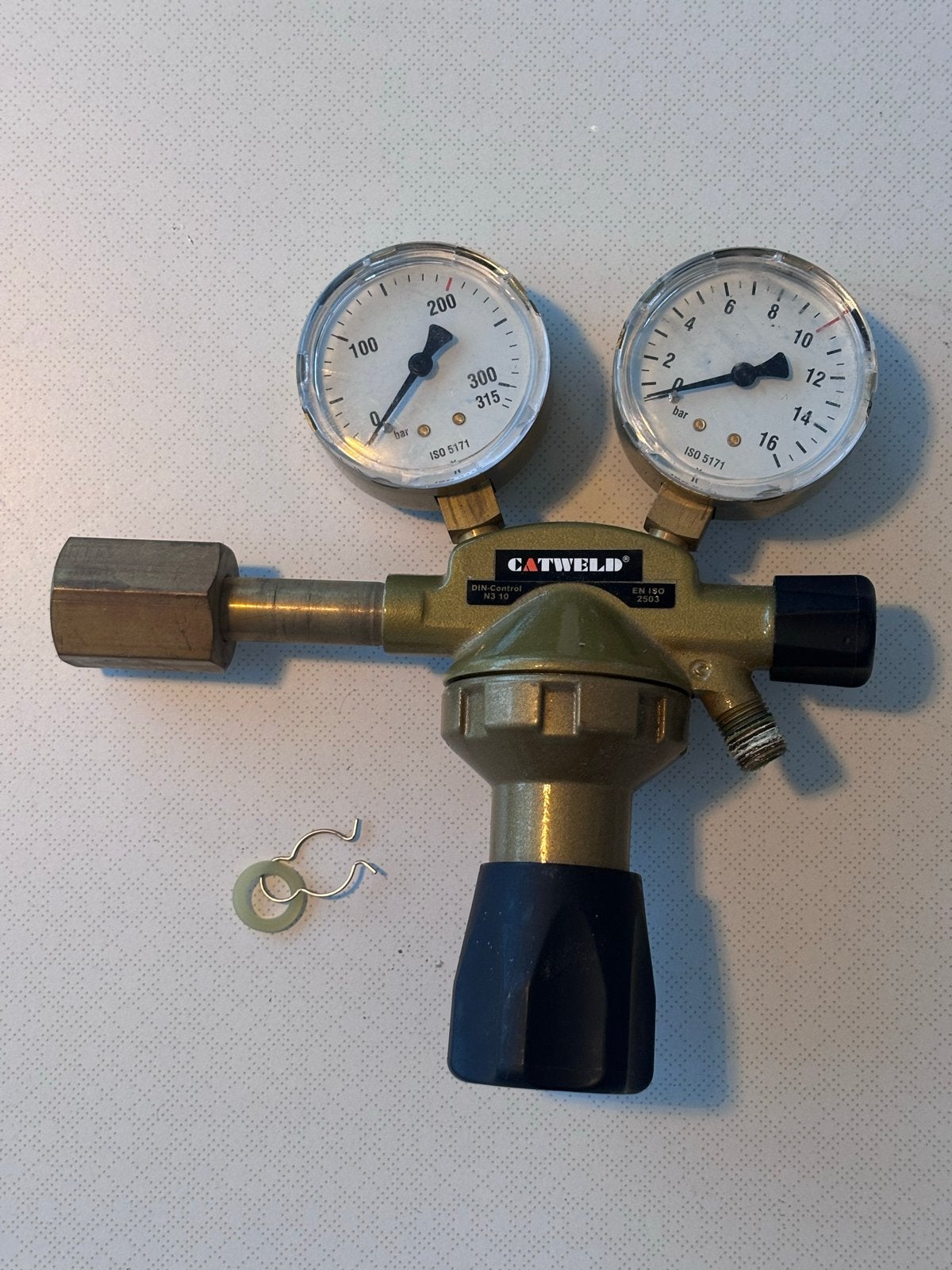 Catweld Gasdrukregelaar met Manometers, Doe-het-zelf en Verbouw, Ophalen of Verzenden, Zo goed als nieuw, Overige typen