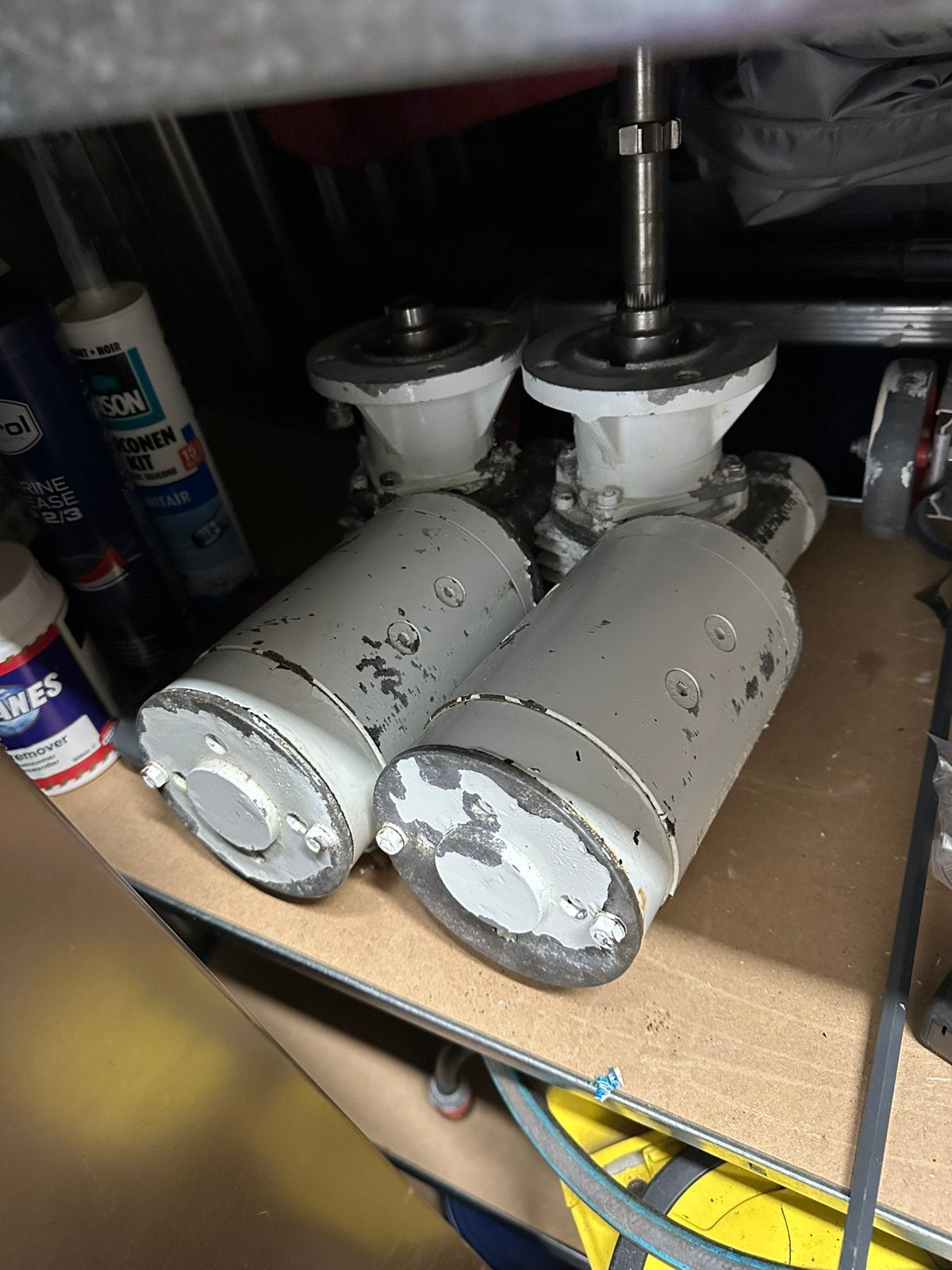 2 Harken motoren, Ophalen, Gebruikt