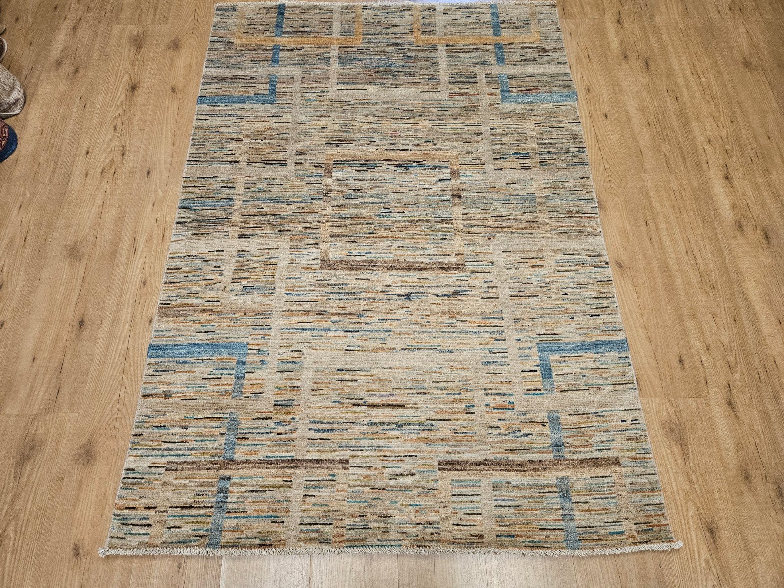 Handgeknoopt oosters tapijt modern 183x127, Info@SlatsAntiek.nl, 100 tot 150 cm, Perzisch, Vof Slats Antiek