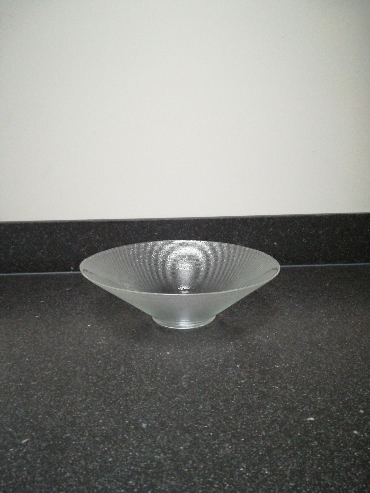 Glazen schaal 30 cm, Schaal, Rond, Nieuw, Ophalen of Verzenden