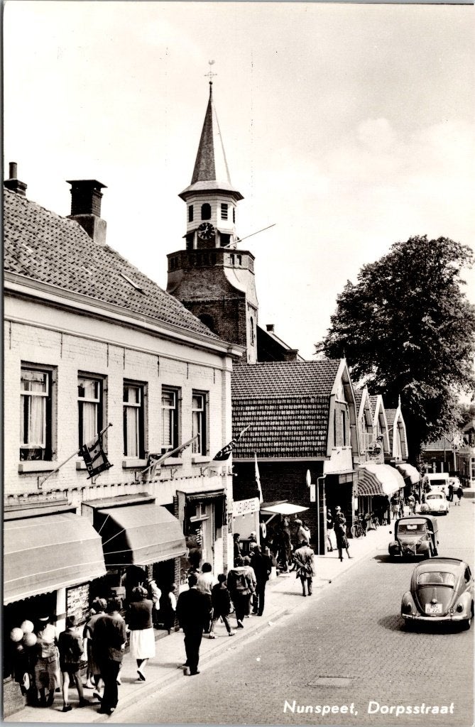 Nunspeet - 12 oude ansichtkaarten IV, Verzamelen, Ansichtkaarten | Nederland, Verzenden, 1960 tot 1980, Gelopen, Gelderland