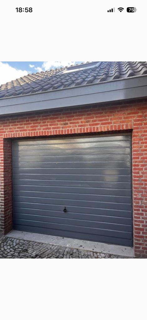 Elektronische garagedeur, Gebruikt, Garagedeur, Ophalen of Verzenden, 120 cm of meer