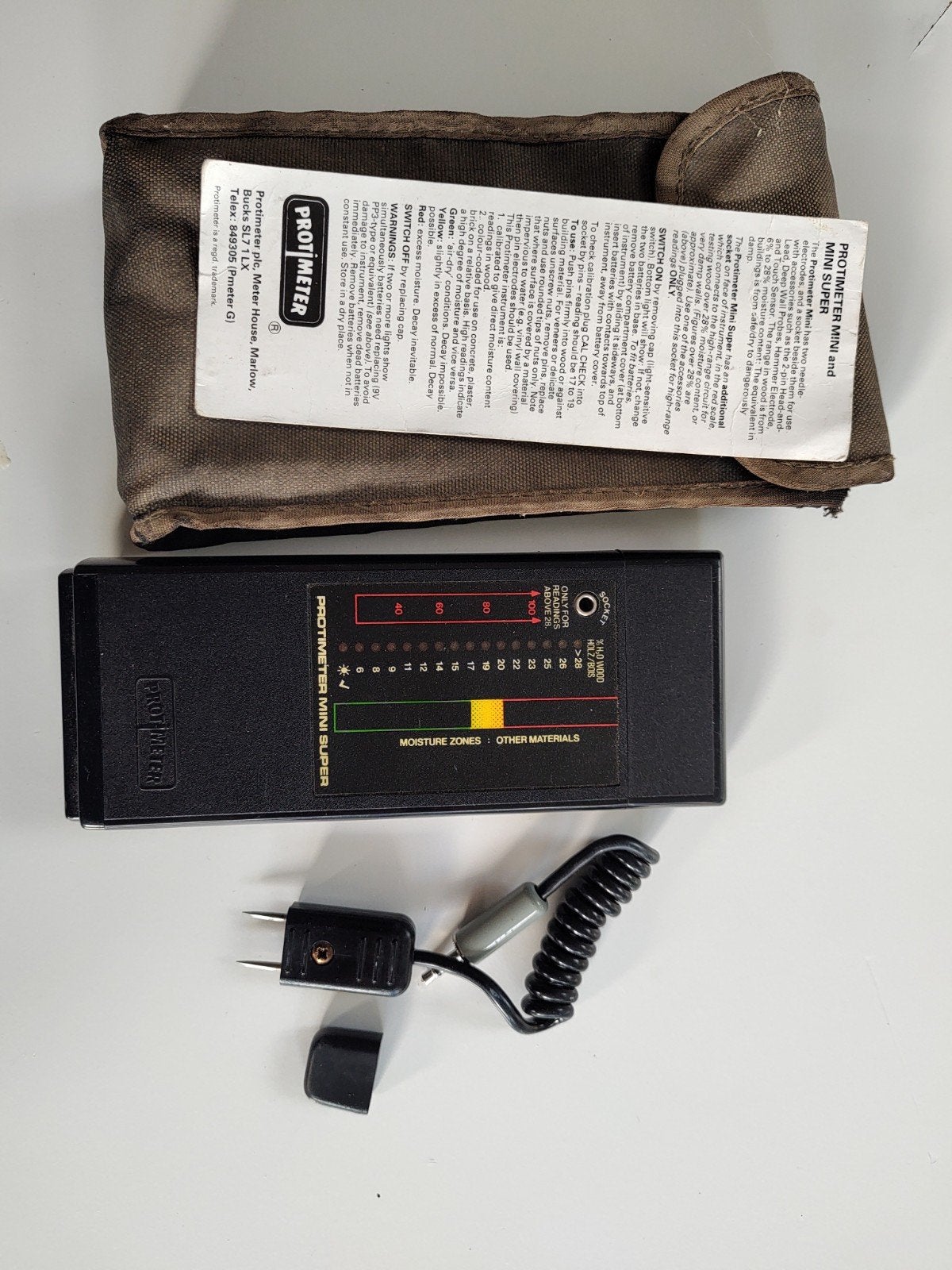 Protimeter Vochtmeter, Ophalen of Verzenden, Gebruikt