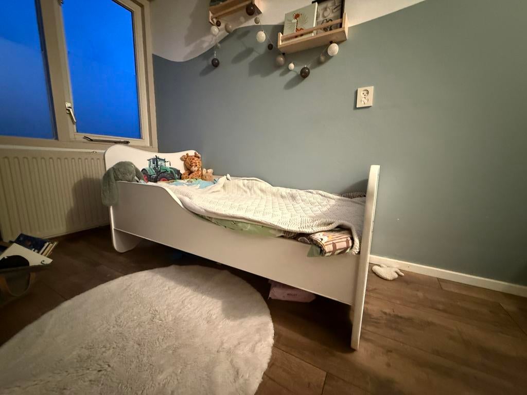 Peuterbedje, Ophalen, Gebruikt, 70 tot 85 cm, 140 tot 160 cm