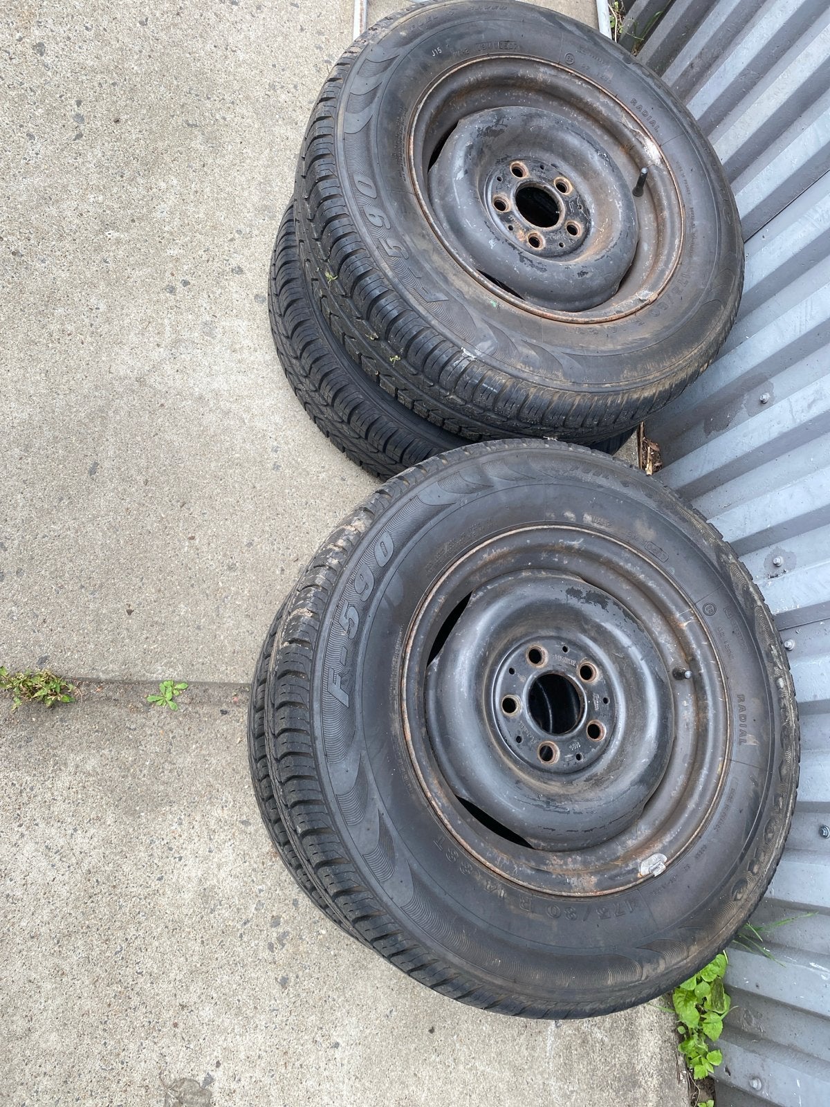 Mercedes W115 wielen 175/80 R14 88T, Ophalen of Verzenden, Gebruikt