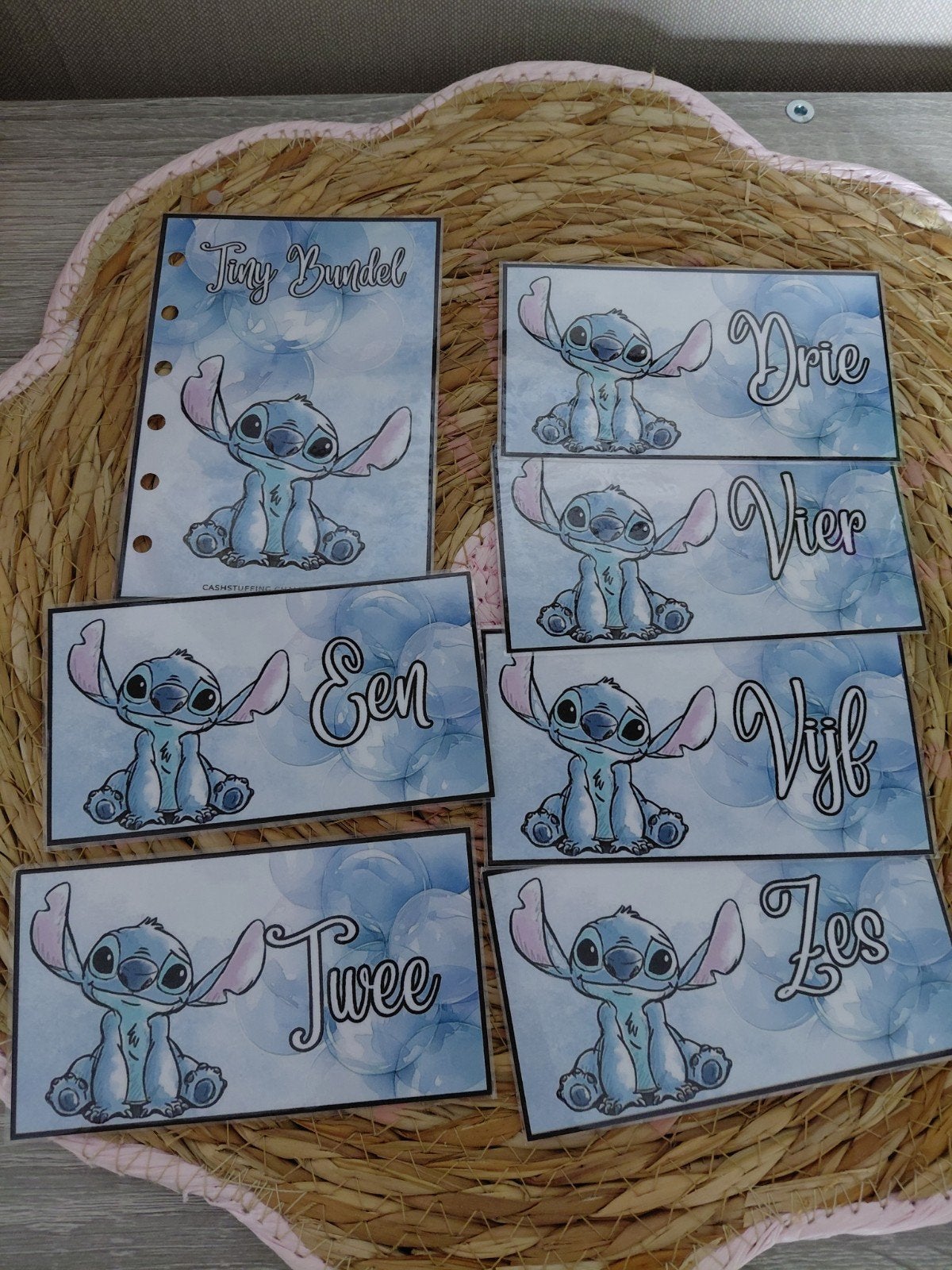 Cashstuffing set stitch incl binder en cashtray, Ophalen, Nieuw