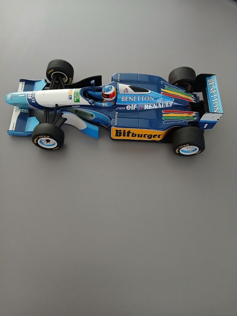 Benetton Renault Formule 1 Modelauto - Schaal 1:18., Hobby en Vrije tijd, Overige merken, Auto, 1:32 tot 1:50, Ophalen of Verzenden