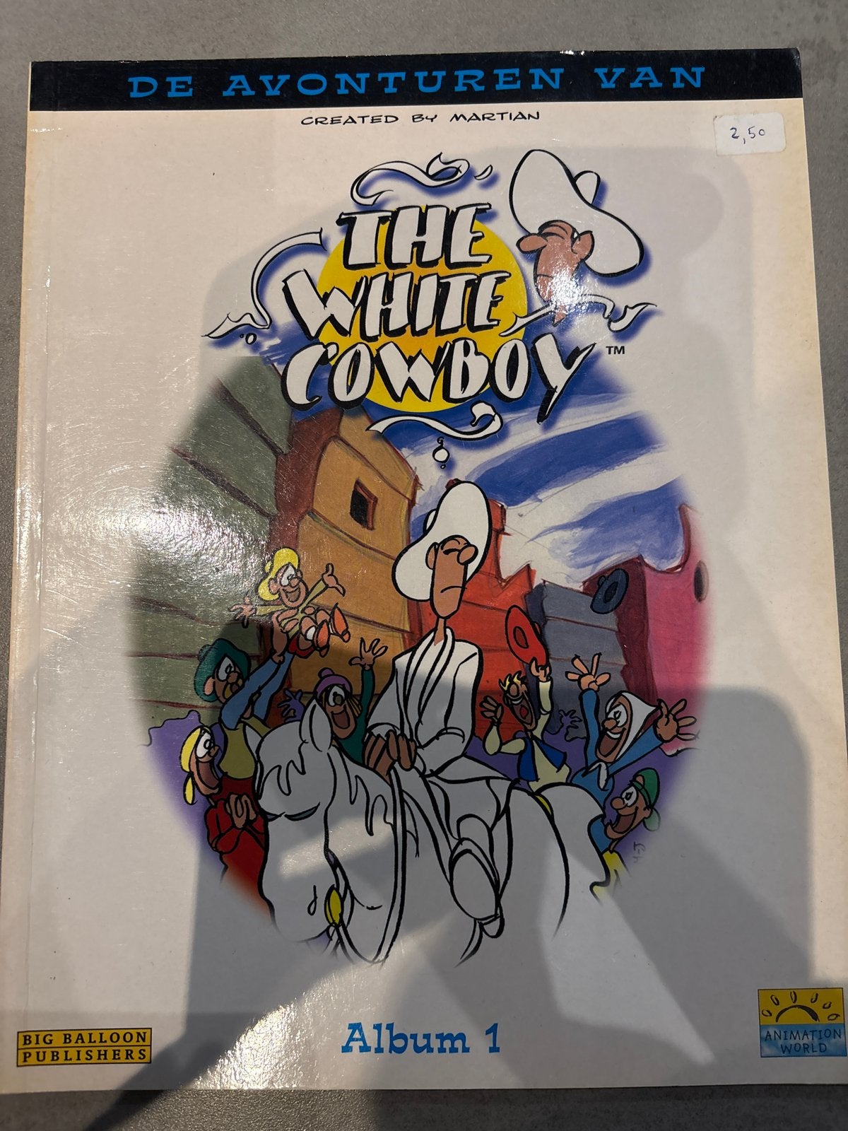 The White Cowboy - Album 1 - Stripboek, Eén stripboek, Ophalen of Verzenden, Gelezen