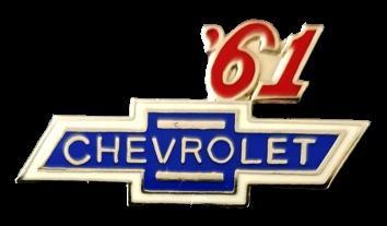 Chevrolet '61 pin, Verzenden, Nieuw, Transport, Speldje of Pin