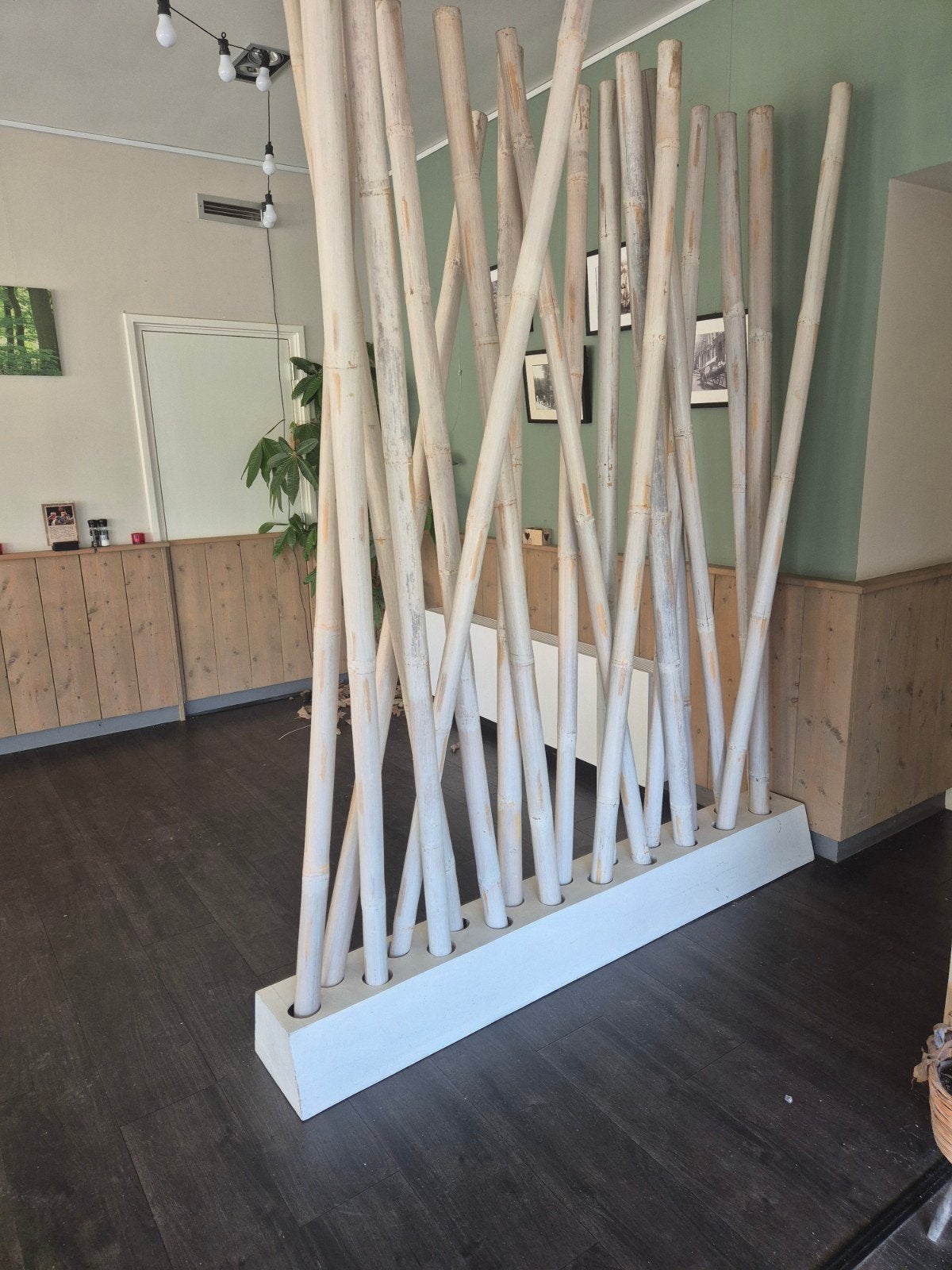 2x Bamboe Roomdivider - 2,5m hoog, 2m breed, Ophalen