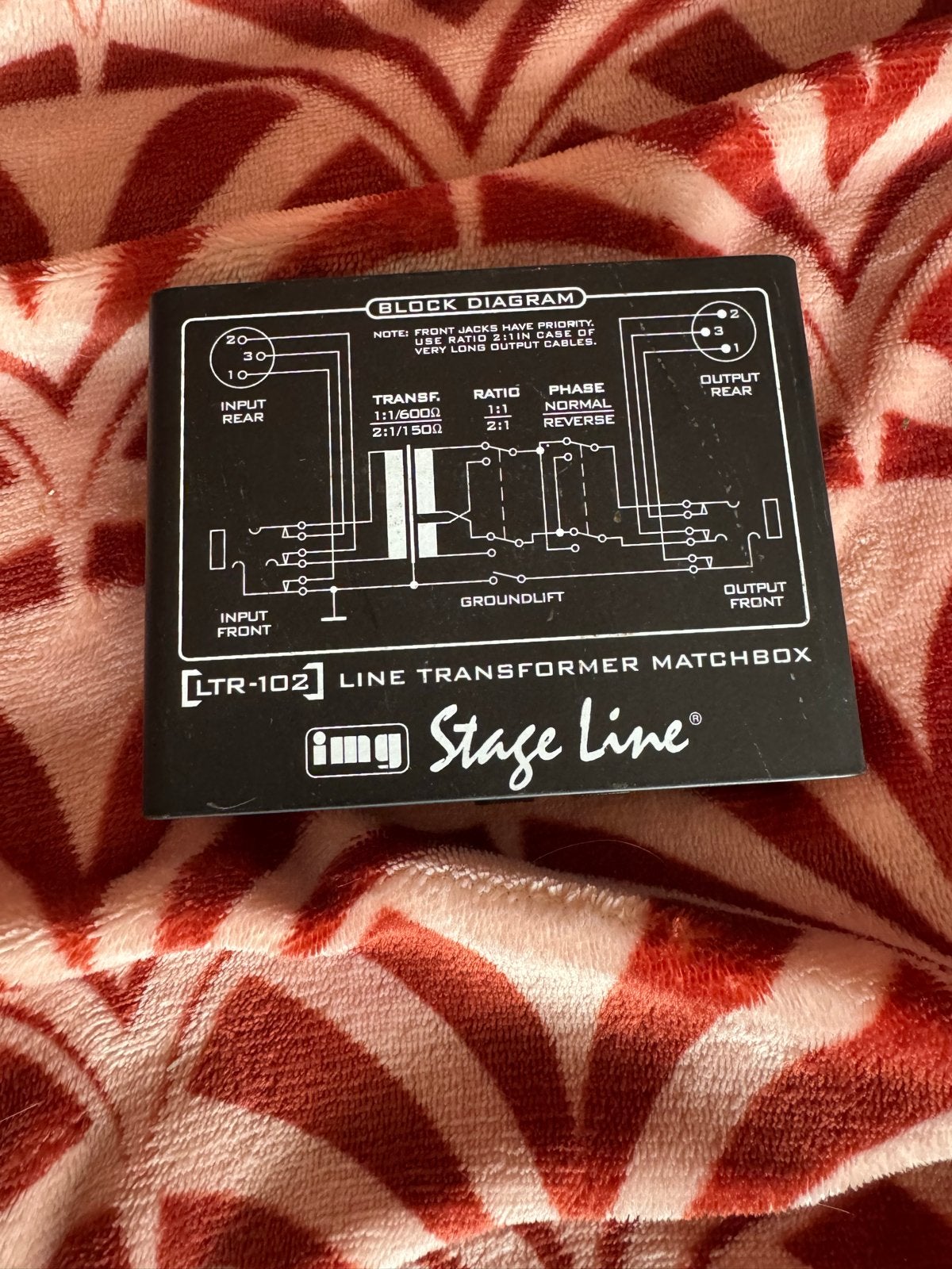 Stageline LTR102 Line Transformer Matchbox, Ophalen, Gebruikt