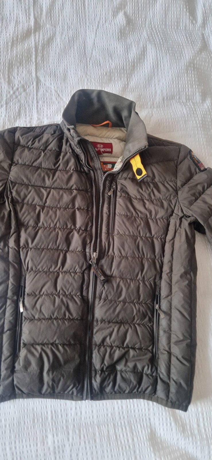 legergroene Parajumpersjas maat Y-S (152), Gebruikt, Jongen of Meisje, Ophalen of Verzenden, Parajumpers