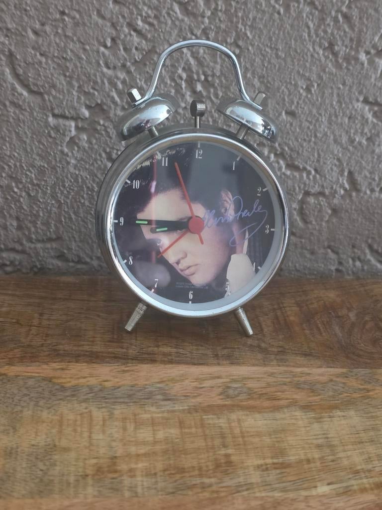 Vintage Elvis Presley Wekker - Uniek Verzamelobject, Ophalen of Verzenden, Zo goed als nieuw