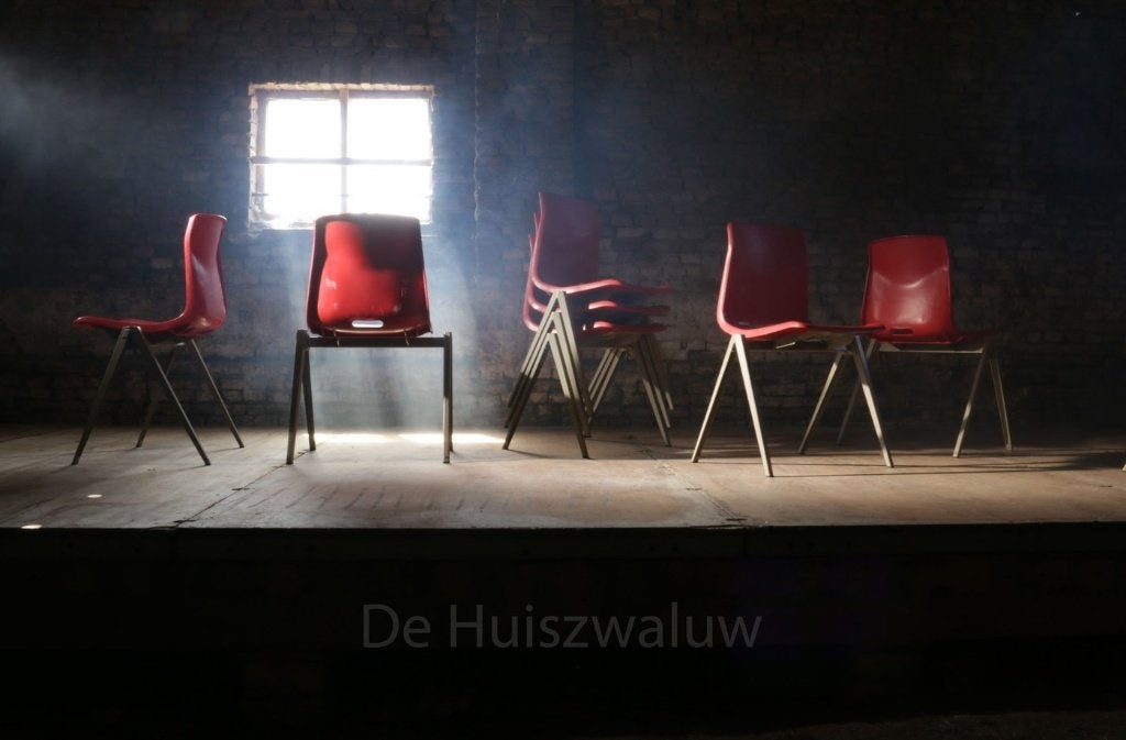 Industrieel Vintage Thur op Seat Prouve S22 Galvanitas, Huis en Inrichting, Ophalen, Kunststof, Gebruikt, Vijf, Zes of meer stoelen