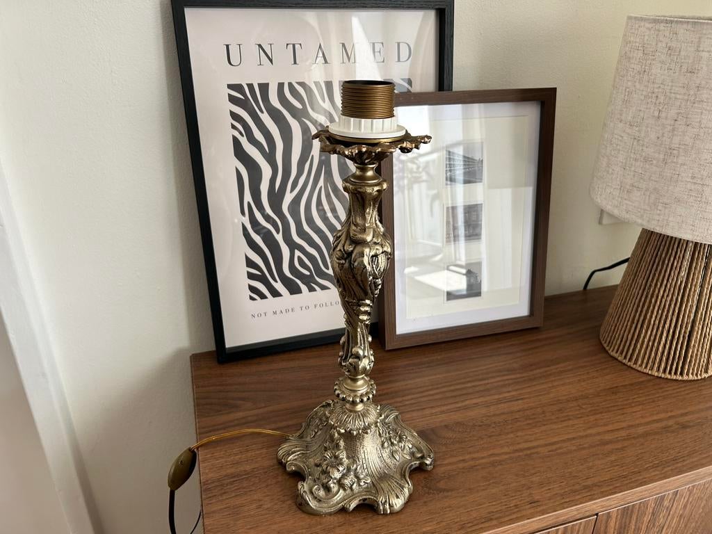 Prachtige vintage lampenvoet, Ophalen of Verzenden, Zo goed als nieuw, Minder dan 50 cm