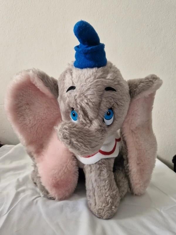 1960 Dumbo The Elephant Plush Big Pink Ears Dark knuffel, Ophalen of Verzenden, Gebruikt, Overige typen