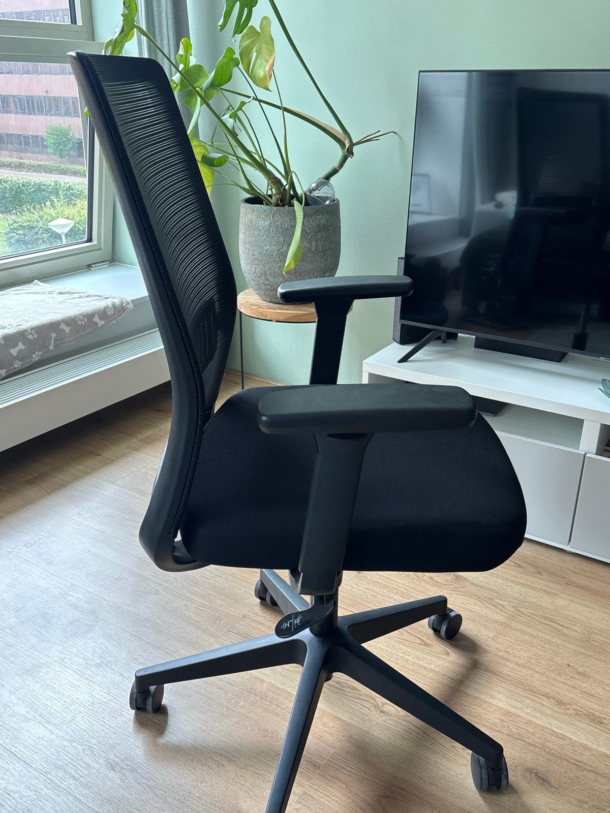 Ergonomische Bureaustoel - Napoli (zwart), Ophalen, Gebruikt, Zwart, Bureaustoel
