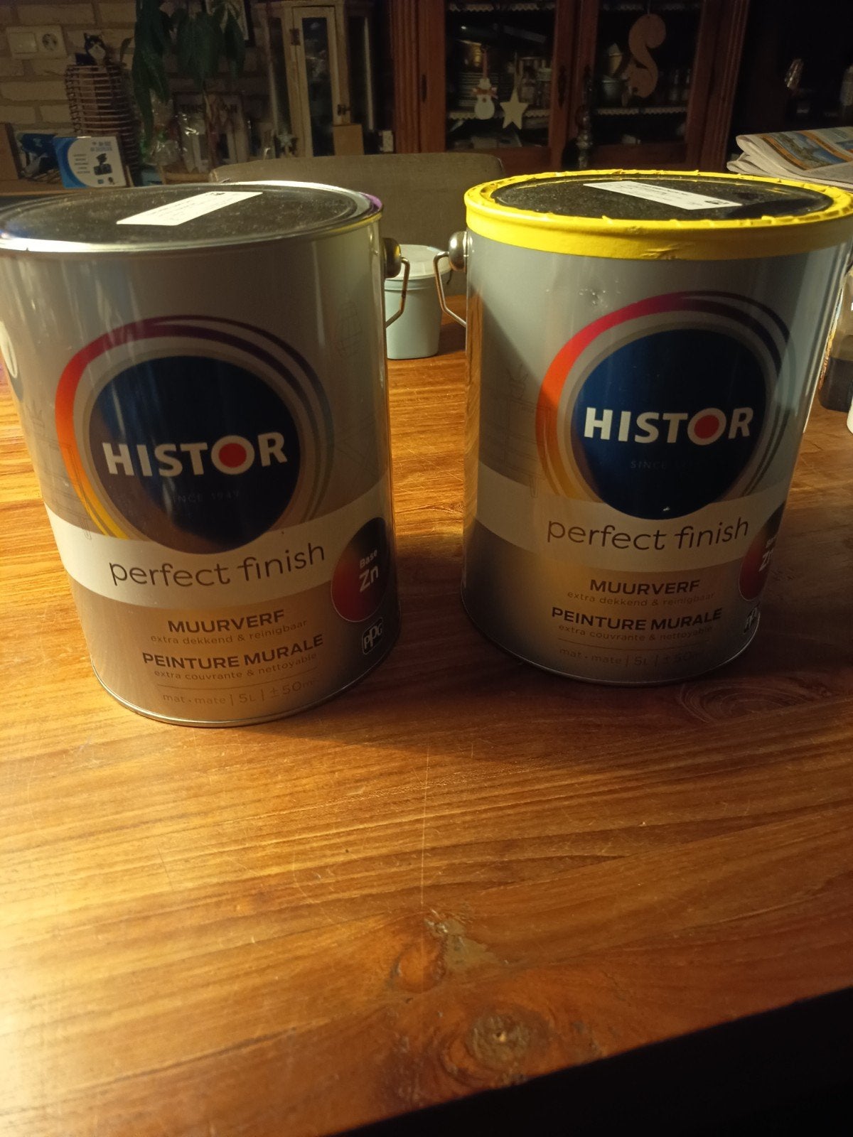 Histor Perfect Finish Muurverf Zwarte Bes (Paars) - 8 Liter, 5 tot 10 liter, Paars, Ophalen of Verzenden, Verf
