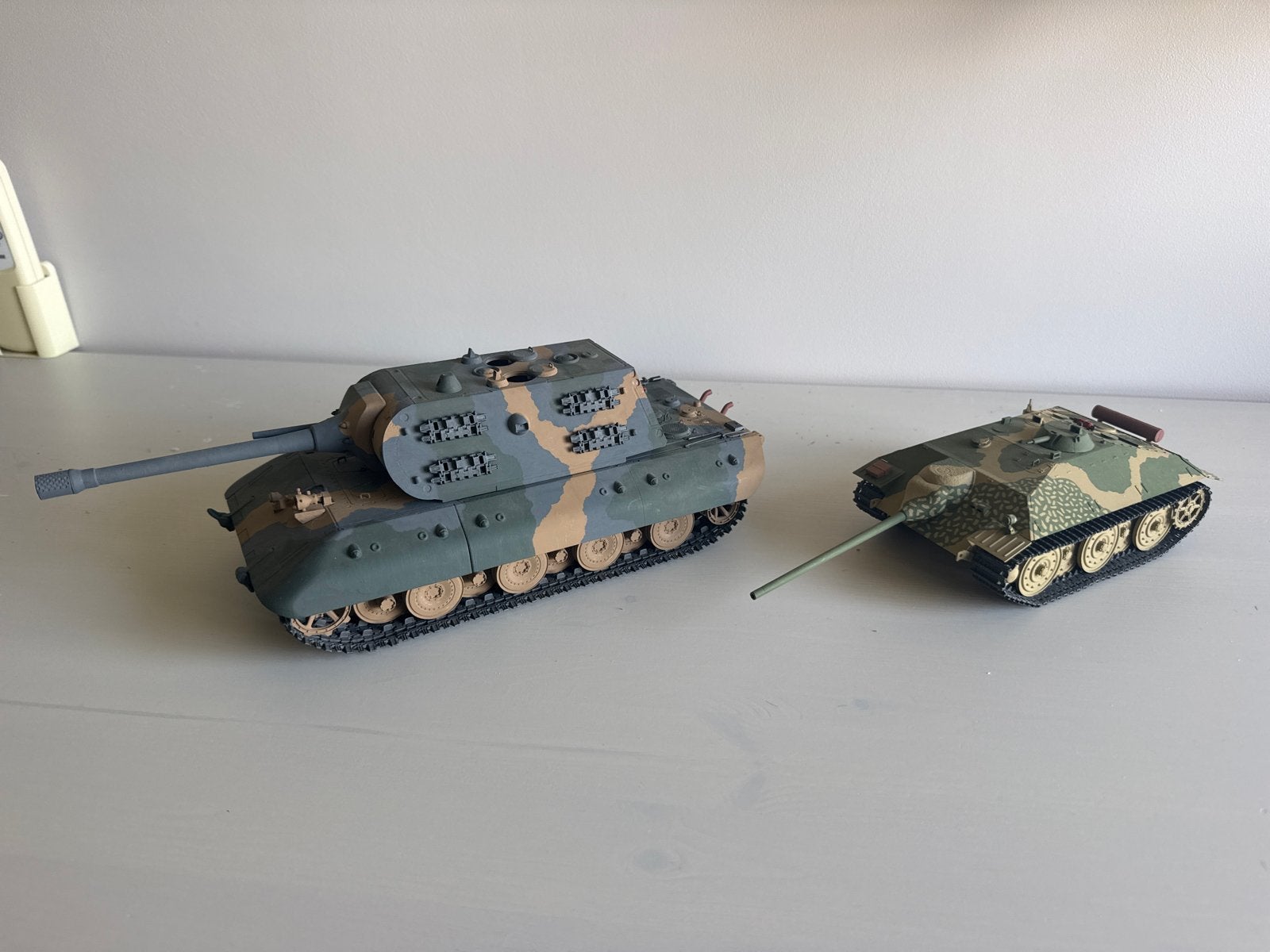 Twee Duitse concepttanks WO2 - Maus en E-25, Ophalen of Verzenden, Gebruikt
