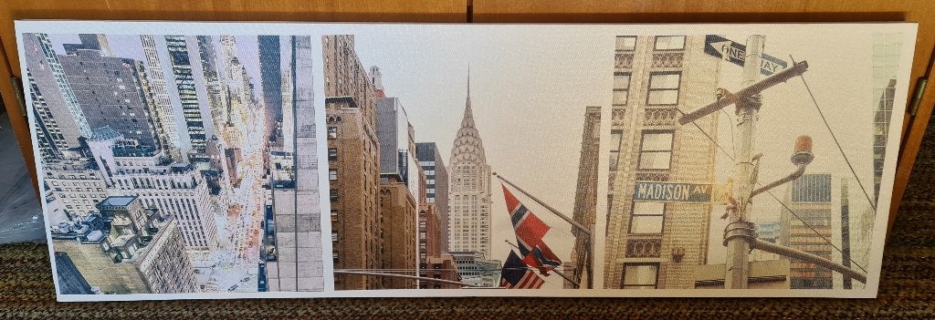 Foto’s New York City op canvas, Ophalen, Gebruikt, 75 tot 100 cm, Foto of Poster