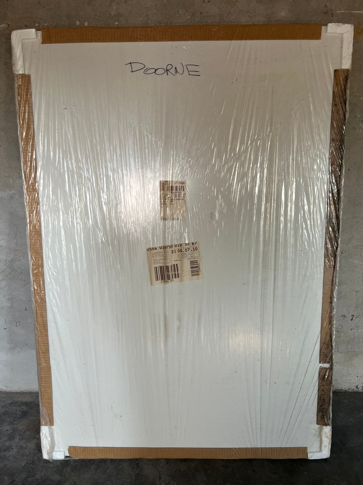 Wandpaneel WIT voorzien van randafwerking 16 mm (1,88 m2), Huis en Inrichting, Ophalen, 100 tot 150 cm, Wit, Nieuw