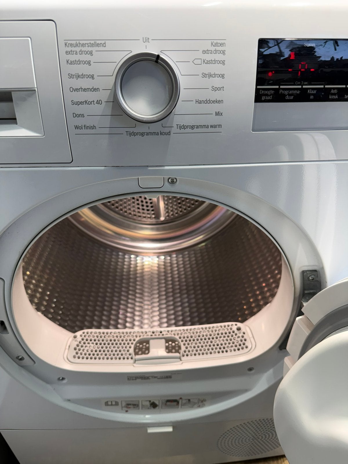 BOSCH A++WARMTEPOMPDROGER ZGAN, 6 tot 8 kg, Minder dan 85 cm, Ophalen of Verzenden, Zo goed als nieuw